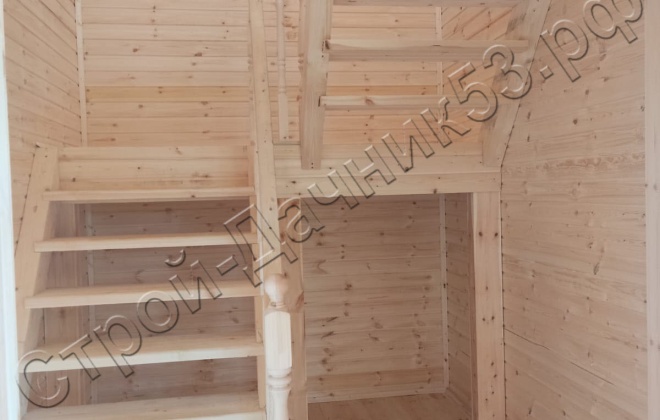 4 Каркасно-щитовой дом  Д-9, 7х7м, 89  М², Ленинградская область, Гатчинский район, деревня Зайцево. (6)